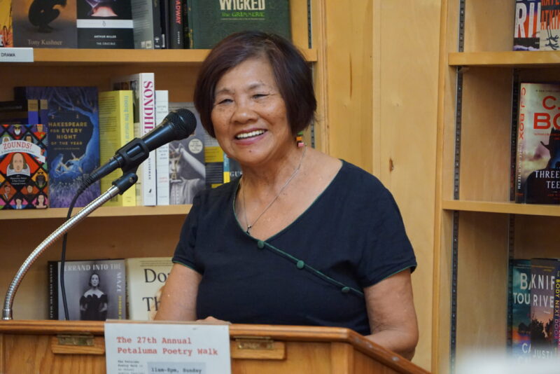 Genny Lim, poet laureate of SAn Francisco. Photo by Jimmy Johnson.